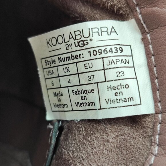 Koolaburra by Ugg Women’s Lorelei Slouch Brown Suede Boot Size 6 - Picture 8 of 9